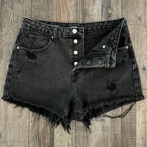 High-Rise Jean Shorts